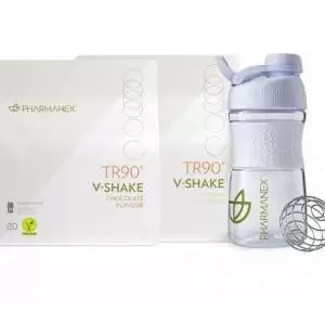 V-Shake TR90 - Ciocolată V-Shake TR90 - Vanilie, Sticlă pentru shake Pharmanex